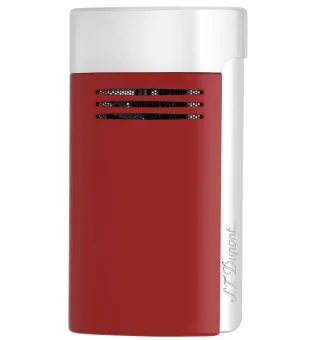 Encendedor S.T. Dupont Megajet Rojo y Cromado