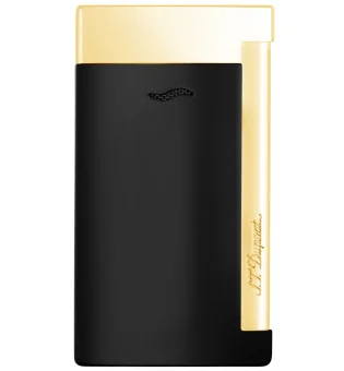 S T. Encendedor Dupont Slim 7 Negro/Oro