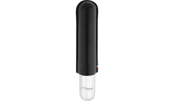 Estuche para 1 puro S.T. Dupont negro/cromo 183160