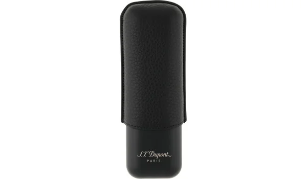 Estuche para 2 Puros S.T. Dupont negro gris mate 183240