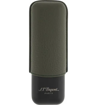 Estuche para 2 Puros S.T. Dupont Caqui Negro Mate 183249
