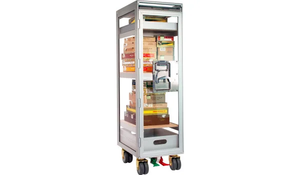 adorini Gabinete para Puros con Ruedas Acrílico