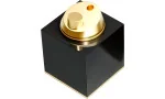 adorini Encendedor de Mesa Azabache Alto Brillo Negro Oro