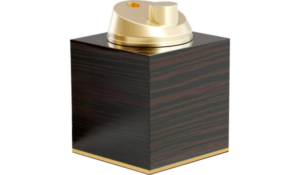 adorini Encendedor Jet de Mesa Ébano Alto Dorado Brillante