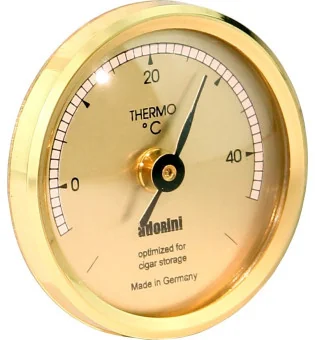adorini termómetro dorado pequeño