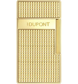 S.T. Dupont Biggy Encendedor Cabeza de Diamante Dorado 025209