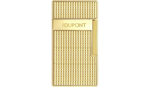 S.T. Dupont Biggy Encendedor Cabeza de Diamante Dorado 025209