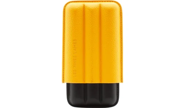 Les Fines Lames Estuche para puros Trío Amarillo