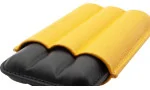 Les Fines Lames Estuche para puros Trío Amarillo