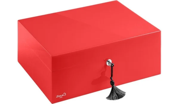 Humidor Caseti París rojo
