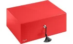 Humidor Caseti París rojo