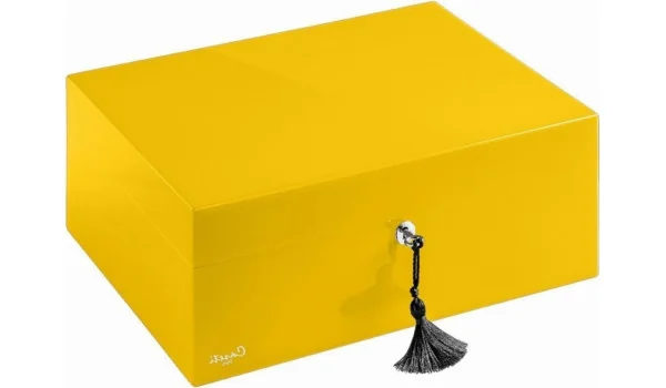 Humidor Caseti Paris amarillo