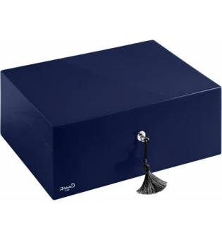 Humidor Caseti París azul oscuro