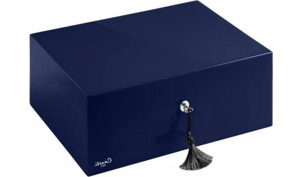 Humidor Caseti París azul oscuro