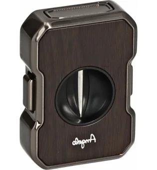 Angelo Cortapuros V-Cut antracita con veta de madera