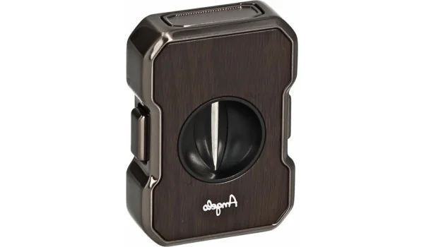 Angelo Cortapuros V-Cut antracita con veta de madera