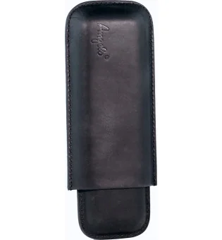 Angelo Funda para 2 puros cuero negro