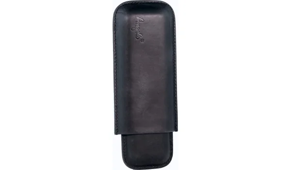 Angelo Funda para 2 puros cuero negro
