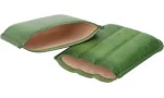 Angelo Estuche para 3 puros cuero verde