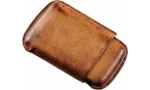 Angelo funda para 4 puros/cigarrillos cuero cognac