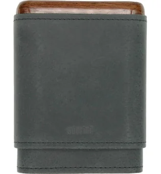 adorini Funda para Puros de Piel Negra 3/5