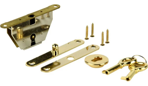 Juego de cerradura de Cilindro para Humidor Oro