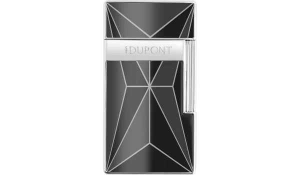 S.T. Dupont Biggy Encendedor Fuego X Negro Cromo 025277