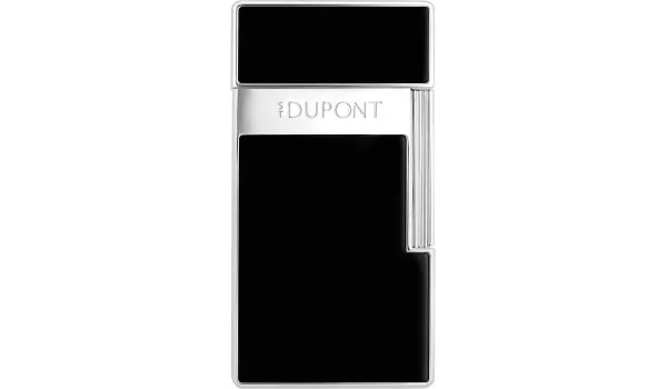 S.T. Dupont Biggy Encendedor Lacado Negro Cromo 025221