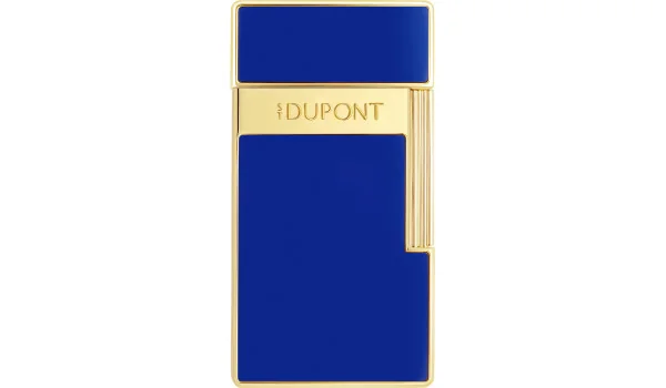S.T. Dupont Biggy Encendedor Lacado Azul Dorado 025225