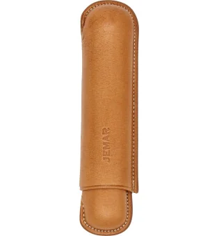 Jemar Estuche para puros individual de piel Natural 464/1
