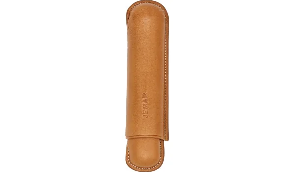 Jemar Estuche para puros individual de piel Natural 464/1