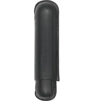 Jemar Estuche para puros individual de piel Negro 464/1