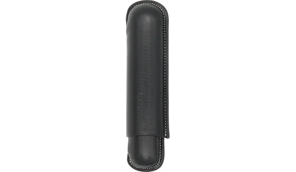 Jemar Estuche para puros individual de piel Negro 464/1