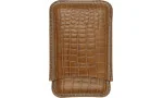 Jemar Estuche para puros triple de piel Coco Camel 464/3