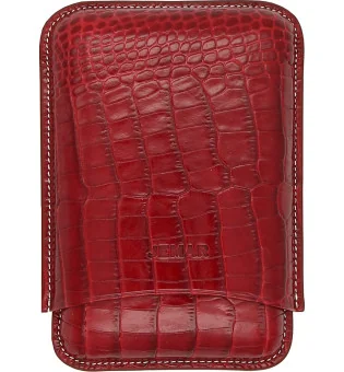 Jemar Estuche Triple Piel Coco Rojo 464/3