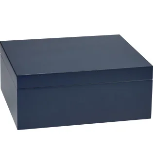 adorini Humidor Mediano Deluxe Azul Noche