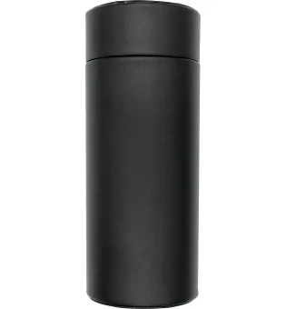 Bolsa de viaje de piel en forma de tubo BigSmoke forrada de cedro incl. Higrómetro