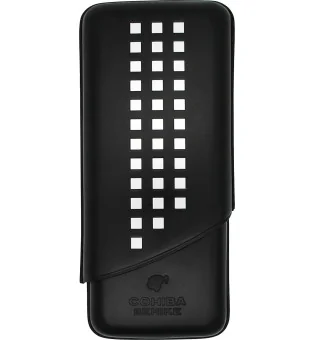 Estuche de Piel para 3 Puros Cohiba Behike Negro