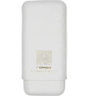 Cohiba Atmosphere Estuche para Puros  Piel blanco y Oro