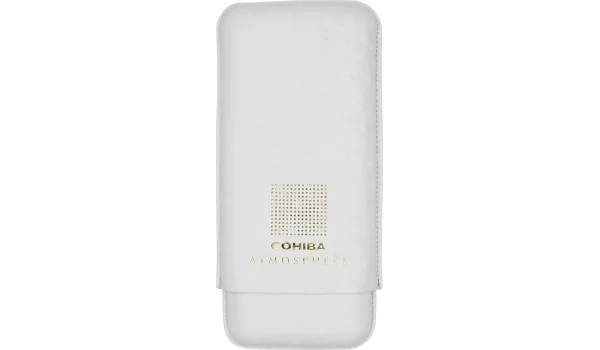 Cohiba Atmosphere Estuche para Puros Piel blanco y Oro