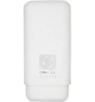 Cohiba Atmosphere Estuche para Puros Piel Blanco y Plata