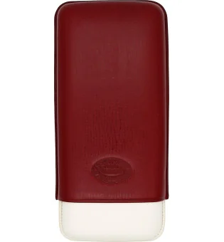 Romeo y Julieta Estuche para Puros Piel Rojo y Gris 3 uds.