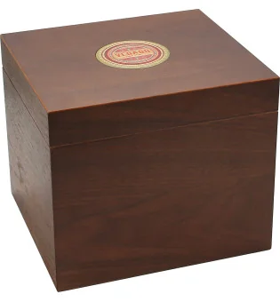Vedado humidor grande marrón con humidificador