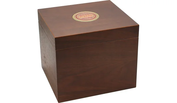 Vedado humidor grande marrón con humidificador