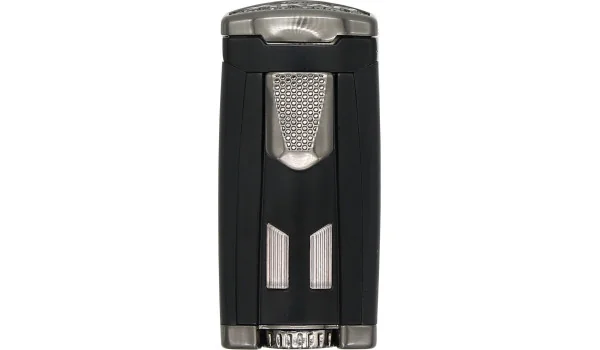 Encendedor Xikar tres llamas negro mate imagen 2