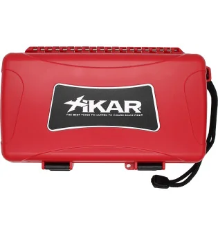 Xikar Humidor de Viaje Rojo para 10 Puros