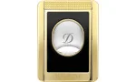 Cortador de doble hoja S.T. Dupont con soporte para puros, negro y dorado 003553