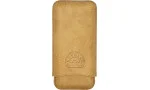 H.Upmann Cigar Case marrón para 3 cigarros