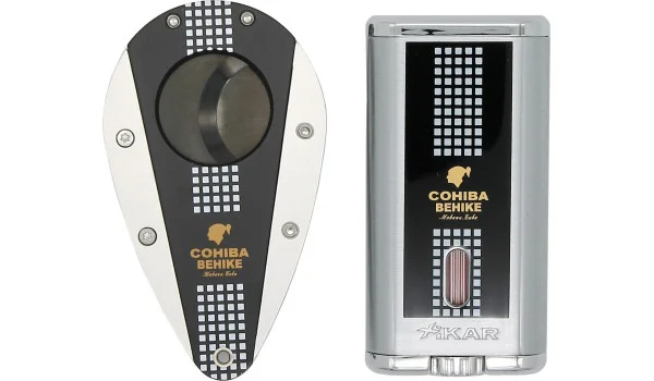 Set de cortapuros y encendedor Xikar Cohiba Behike