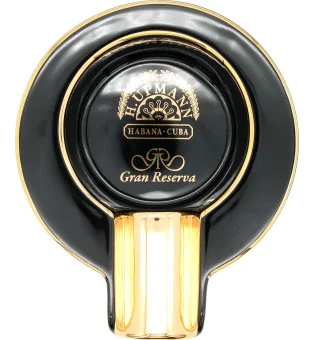Cenicero H.Upmann individual negro y dorado